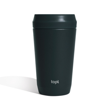 Logotrade meene foto: Topl Recycled Steel To Go Tumbler Patenteeritud 360 Kaas 354ml