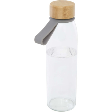 Logotrade firmakingid pilt: Porto 500 ml klaasist veepudel bambusest korgiga