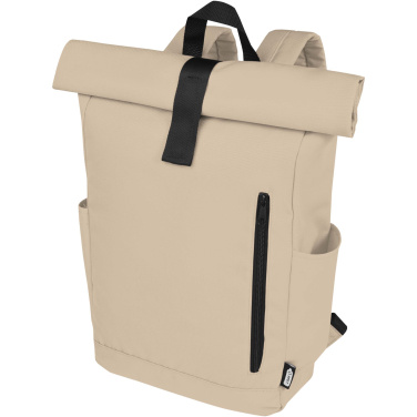 Logo trade firmakingituse pilt: Byron 15,6" GRS RPET rull-top seljakott 18L