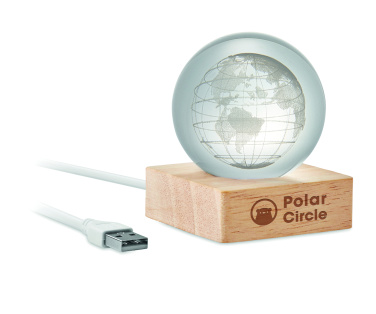 Logotrade reklaamkingid pilt: LED-klaasist kera Globe