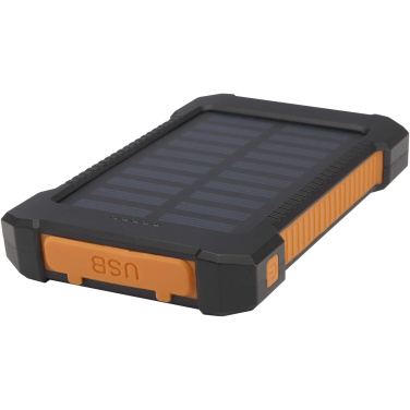Logo trade reklaamkingi pilt: Altair 5000 mAh 10W taaskasutatud plastist vastupidav päikesepatarei sisseehitatud taskulambiga