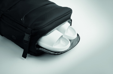 Logo trade ärikingitused foto: FLYHIGH salongisuuruses käsipagasi seljakott