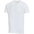 Balfour 200 g/m² lühikeste varrukatega V-kaelusega unisex OCS orgaaniline T-särk, Valge