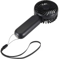 Aervia taaskasutatud plastist kaasaskantav ventilaator, Must