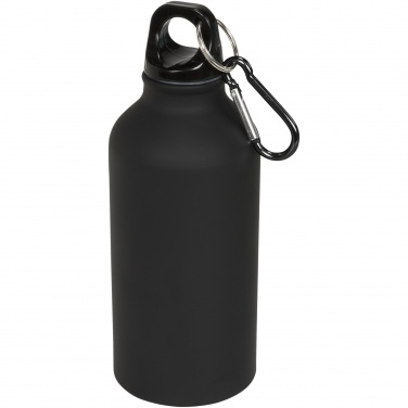 Logotrade mainoslahja tuotekuva: Oregon-juomapullo, matta, karabiinikoukku, 400 ml