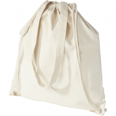 Logotrade liikelahja tuotekuva: Eliza 240 g/m² -puuvillareppu kiristysnyörillä 6L