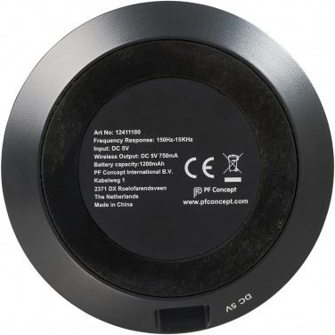 Logotrade liikelahjat kuva: Fiber Bluetooth® -kaiutin 3W ja langaton latausalusta