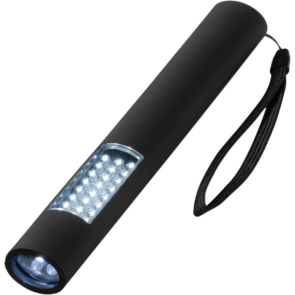 Logo trade mainoslahja ja liikelahja tuotekuva: Lutz-magnettitaskulamppu, 28 LED-valoa