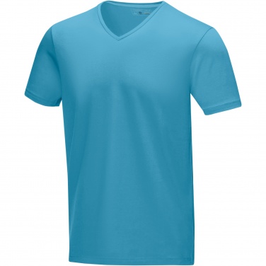 Logotrade mainoslahja ja liikelahja kuva: Kawartha short sleeve men's organic V-neck t-shirt