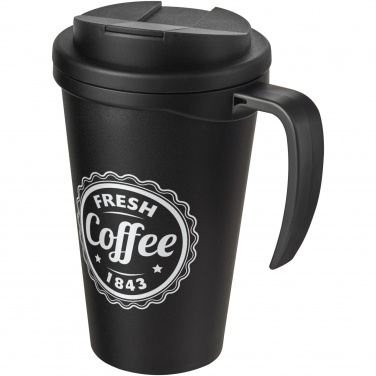 Logo trade liikelahjat tuotekuva: Americano® Grande 350 ml muki, läikyttämätön kansi