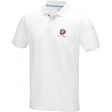 Logo trade liikelahjat mainoslahjat kuva: Graphite short sleeve men’s organic polo