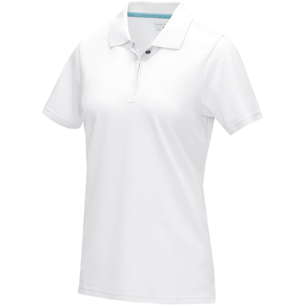 Logotrade mainoslahja ja liikelahja kuva: Graphite short sleeve women’s organic polo