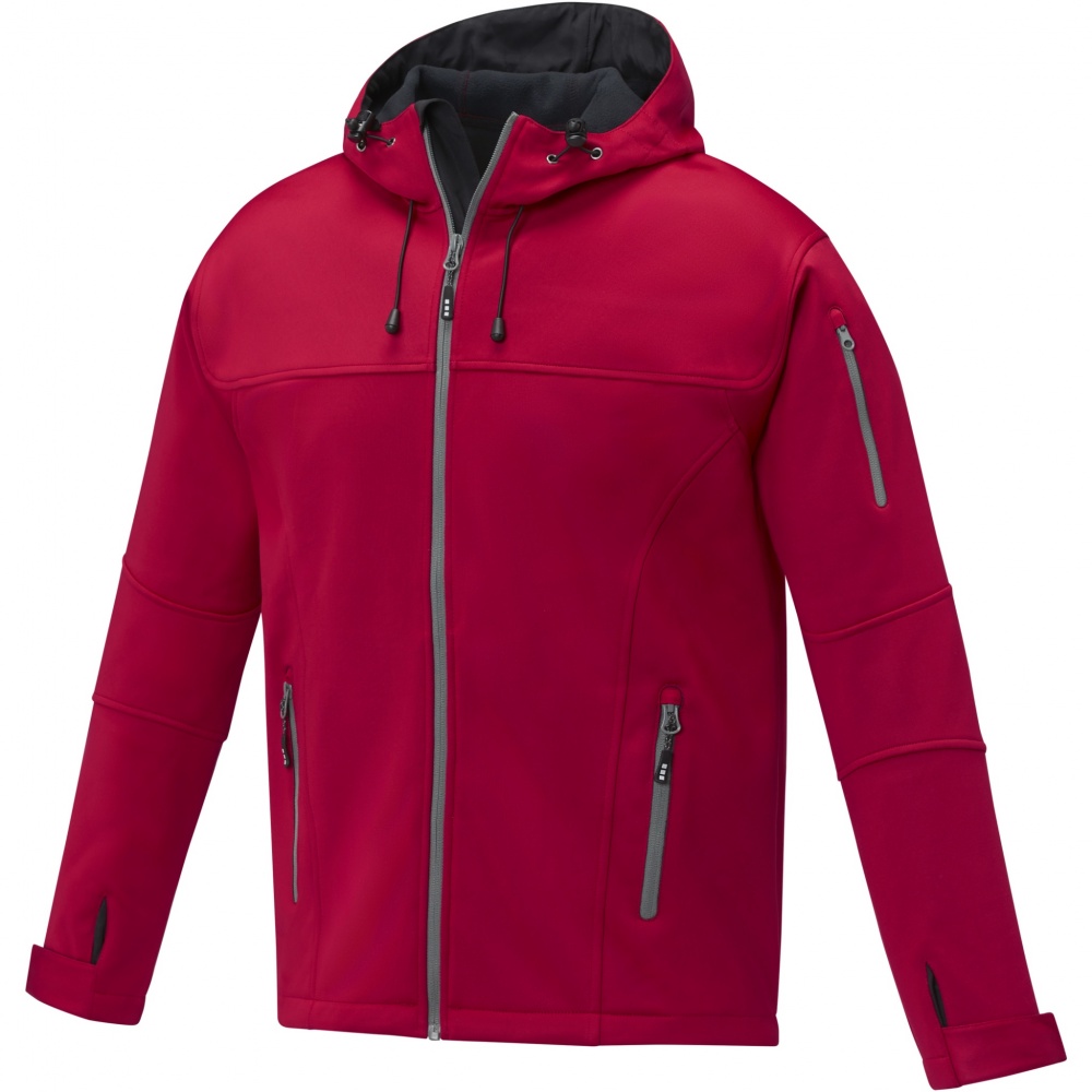 Logo trade mainoslahja ja liikelahja tuotekuva: Match miesten softshell-takki