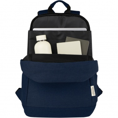Logo trade mainoslahjat tuotekuva: Joey 15,6" GRS-kierrätetystä kankaasta valmistettu varkaudenestoreppu kannettavalle 18 l