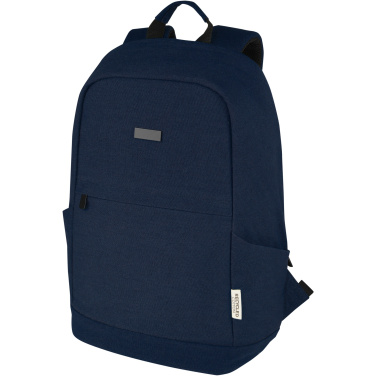 Logo trade liikelahja kuva: Joey 15,6" GRS-kierrätetystä kankaasta valmistettu varkaudenestoreppu kannettavalle 18 l
