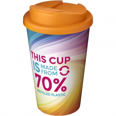 Logotrade liikelahja mainoslahja kuva: Brite-Americano® Eco 350 ml:n läikyttämätön eristetty kahvimuki