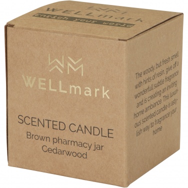 Logo trade mainoslahja ja liikelahja tuotekuva: Wellmark Let's Get Cozy 650 g tuoksukynttilä – setripuun tuoksu