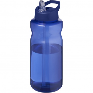 Logo trade mainoslahja ja liikelahja tuotekuva: H2O Active® Eco Big Base 1 litran urheilujuomapullo kaatonokkakannella