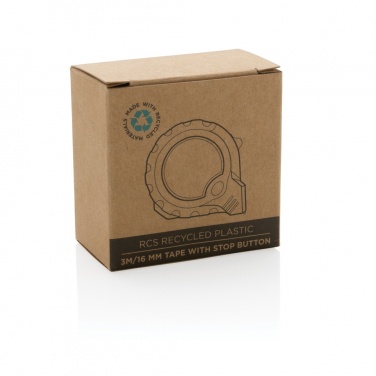 Logo trade liikelahjat tuotekuva: RCS 3M/16 mm mittanauha stop-painikkeella