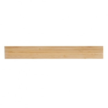 Logotrade liikelahja mainoslahja kuva: Timberson ekstrapaksu 30cm kaksipuolinen bambuviivain