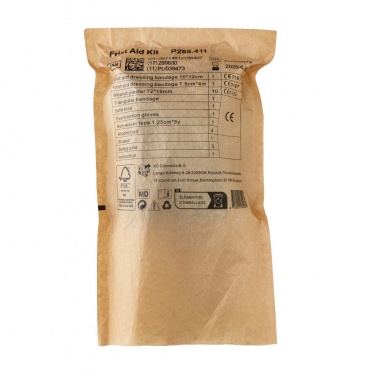 Logotrade mainoslahja tuotekuva: Ensiapusetti RCS nubuck PU-materiaalista