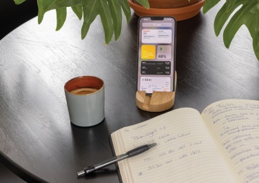 Logo trade liikelahjat mainoslahjat kuva: Bambuinen tabletti- ja puhelinpidike