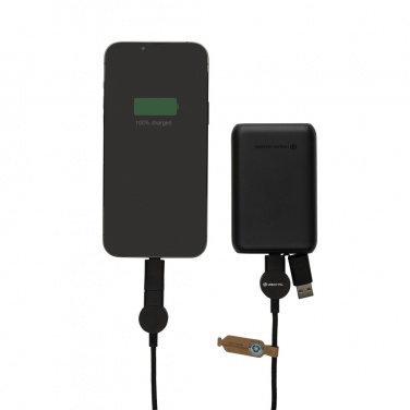 Logotrade mainoslahja tuotekuva: Oakland RCS 1.2m 6-in-1 nopean latauksen 45W kaapeli
