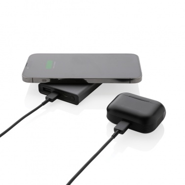 Logotrade mainoslahjat kuva: Terra RCS alumiininen 5000 mAh 5w langaton varavirtalähde