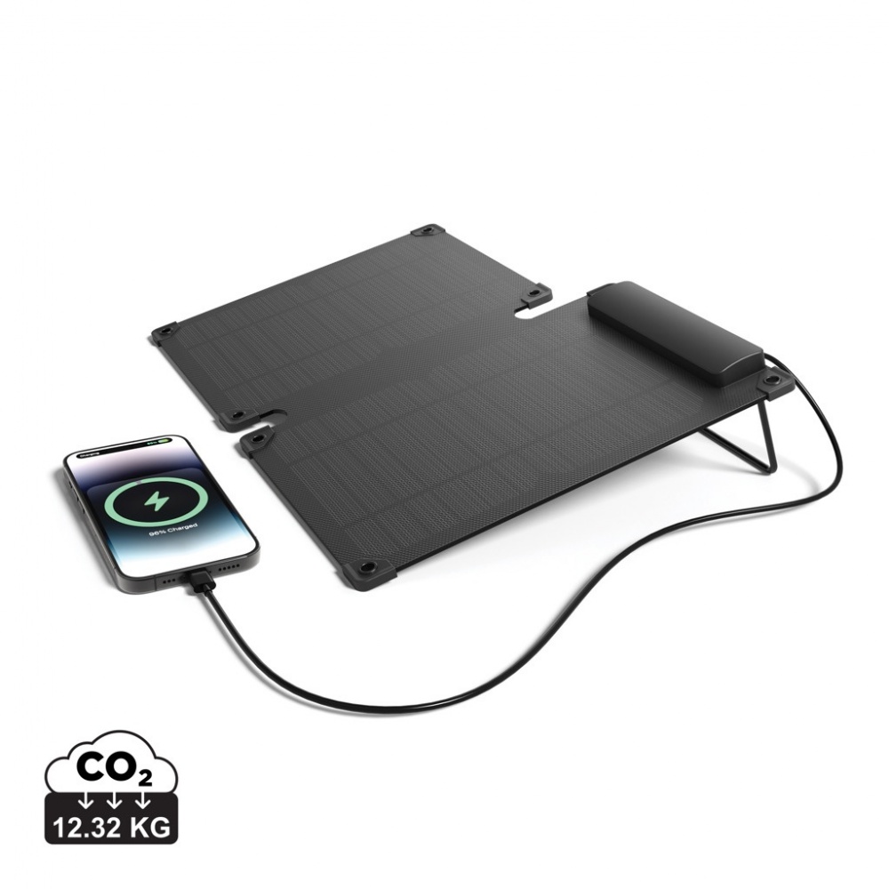 Logo trade liikelahja kuva: Solarpulse rmuovinen kannettava aurinkopaneeli 10W