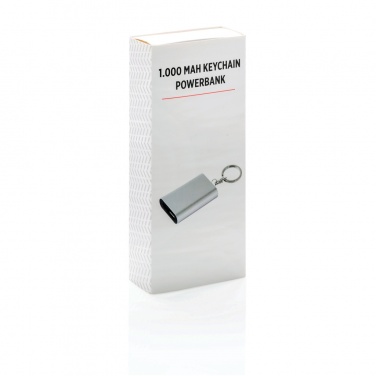 Logo trade liikelahjat tuotekuva: 1.000mAh varavirtalähde avaimenperä