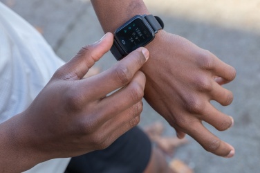 Logo trade mainoslahjat ja liikelahjat kuva: RCS Fit Watch kierrätetystä TPE:stä