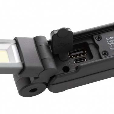 Logotrade liikelahja tuotekuva: Gear X USB uudelleenladattava työvalo RCS muovista
