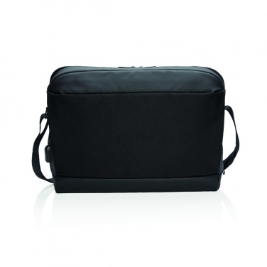 Logotrade liikelahjat kuva: Madrid – 15,6" USB-laptoplaukku - RFID - PVC vapaa
