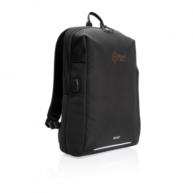Logotrade mainoslahja ja liikelahja kuva: Swiss Peak AWARE™ RFID ja USB A tietokonereppu