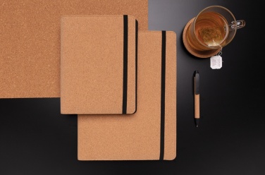 Logo trade liikelahja kuva: Deluxe korkki portfolio A4 kynällä