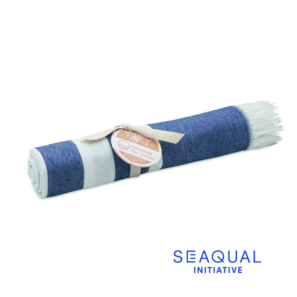 Logo trade mainoslahjat tuotekuva: SEAQUAL® hamam-pyyhe100x170 cm