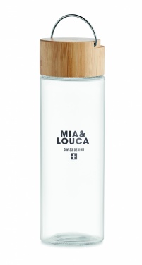 Logo trade liikelahjat mainoslahjat kuva: Lasipullo
