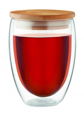Logotrade mainostuotet kuva: Bambu borosilikaattilasi 350 ml Cologne