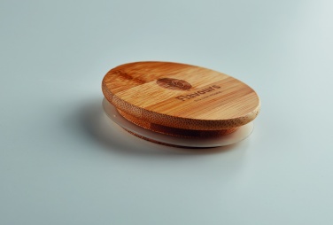 Logotrade mainostuote tuotekuva: Bambu borosilikaattilasi 350 ml Cologne