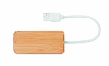 Logo trade liikelahjat tuotekuva: Bambu USB- keskitin