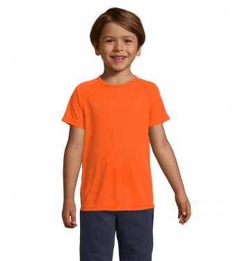 Logotrade liikelahja mainoslahja kuva: SPORTY Lasten T paita 140g