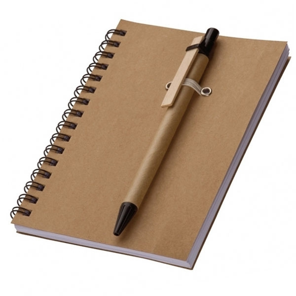 Logotrade mainoslahja tuotekuva: A6 ECO Notepad KEYSTONE