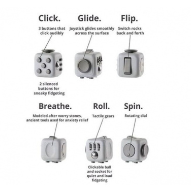 Logo trade mainoslahja ja liikelahja tuotekuva: Fidget Cube