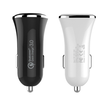 Logo trade liikelahjat tuotekuva: Autolaturi (Qualcomm Quick Charge 3.0)