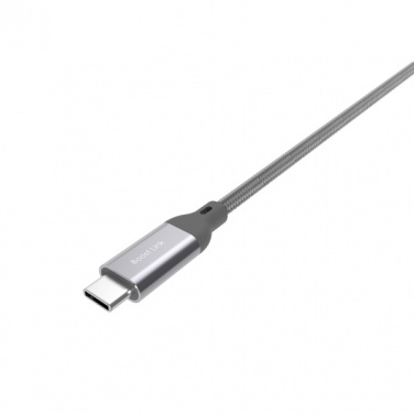 Logotrade liikelahjat mainoslahjat tuotekuva: Nailoninen tiedonsiirtokaapeli LK30 Type - C Quick Charge 3.0