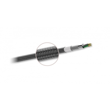 Logo trade mainoslahja kuva: Nailoninen tiedonsiirtokaapeli LK30 Type - C Quick Charge 3.0