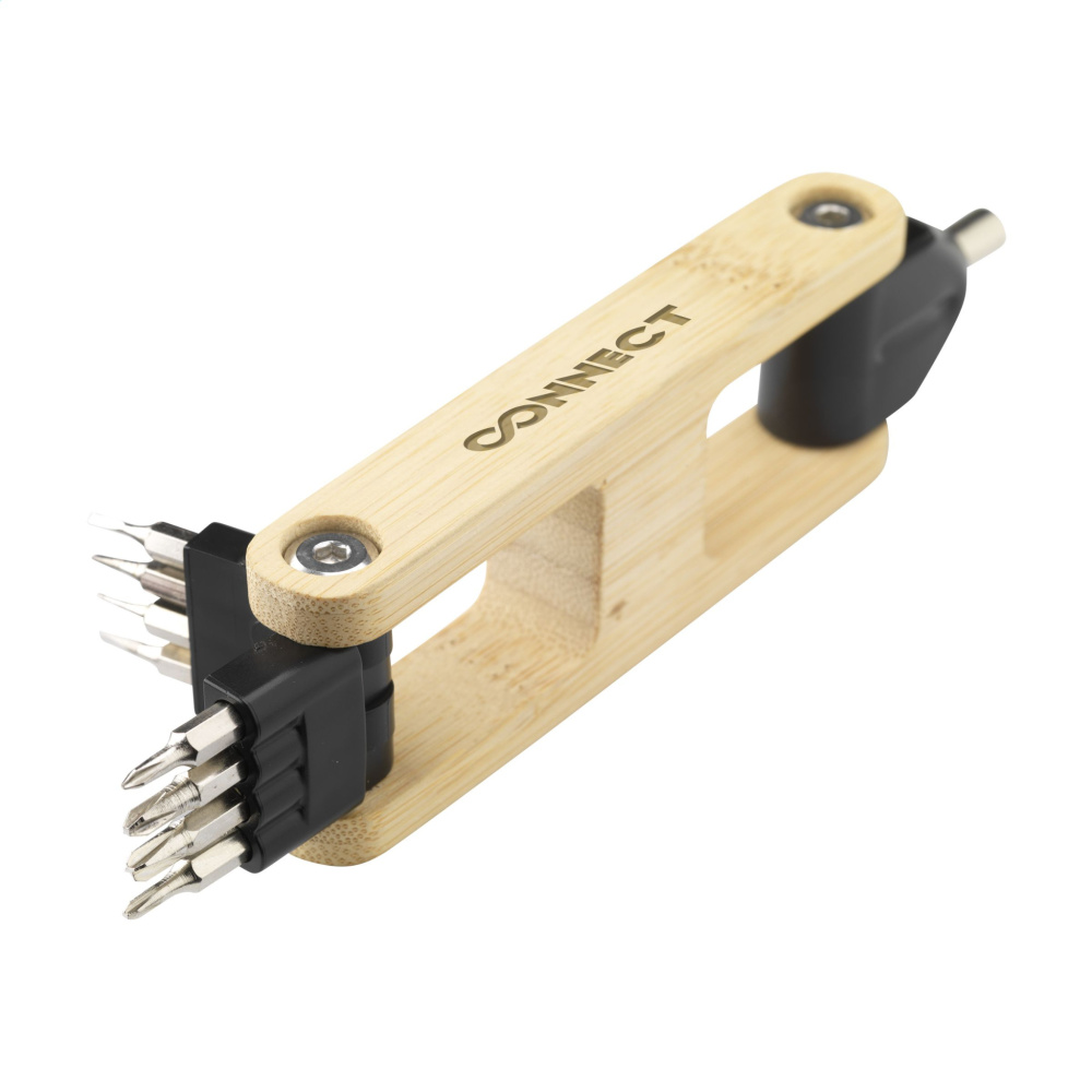 Logo trade liikelahjat tuotekuva: Bamboo Bit työkalu
