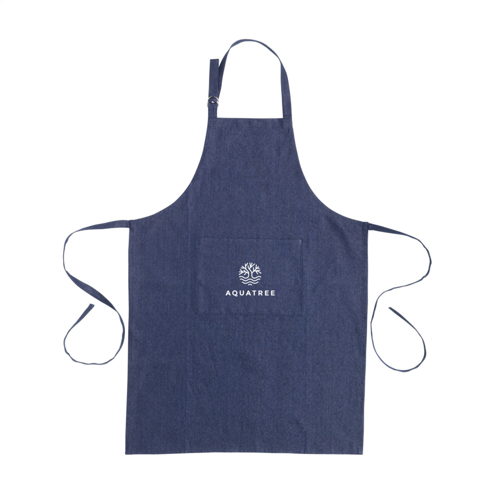 Logo trade liikelahjat mainoslahjat kuva: Esiliina GRS Kierrätetty Denim (220 g/m²)