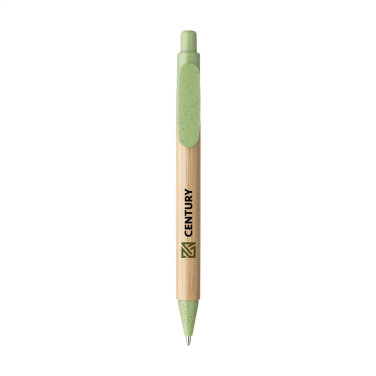 Logo trade mainoslahja kuva: Bamboo Wheat Pen vehnäolki kuulakärkikynä