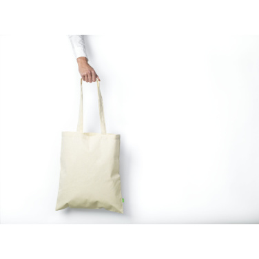 Logotrade mainostuote tuotekuva: Luomupuuvillainen GOTS Shopper (140 g/m²) pussi